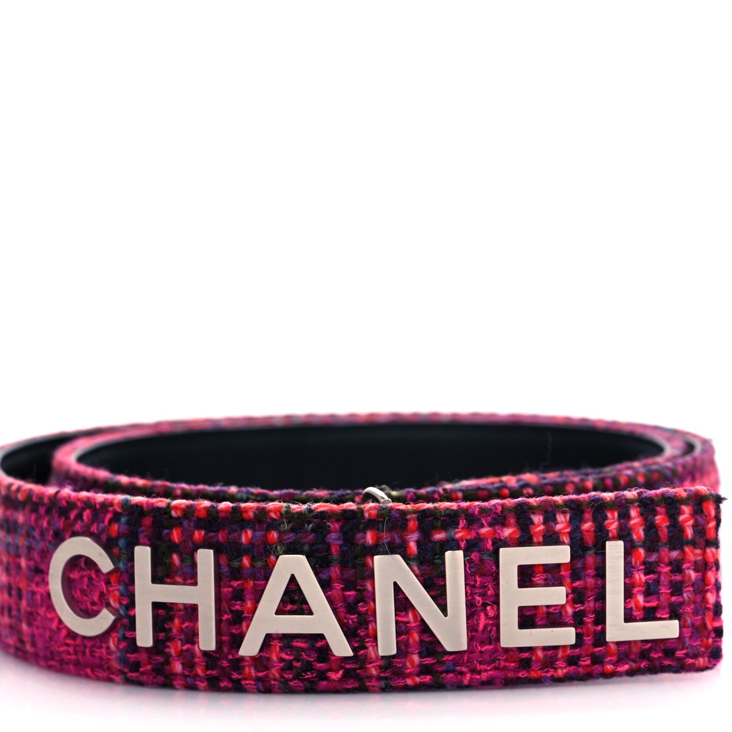 Chanel Tweed Logo Belt 80 32 Multicolor 2 of 7