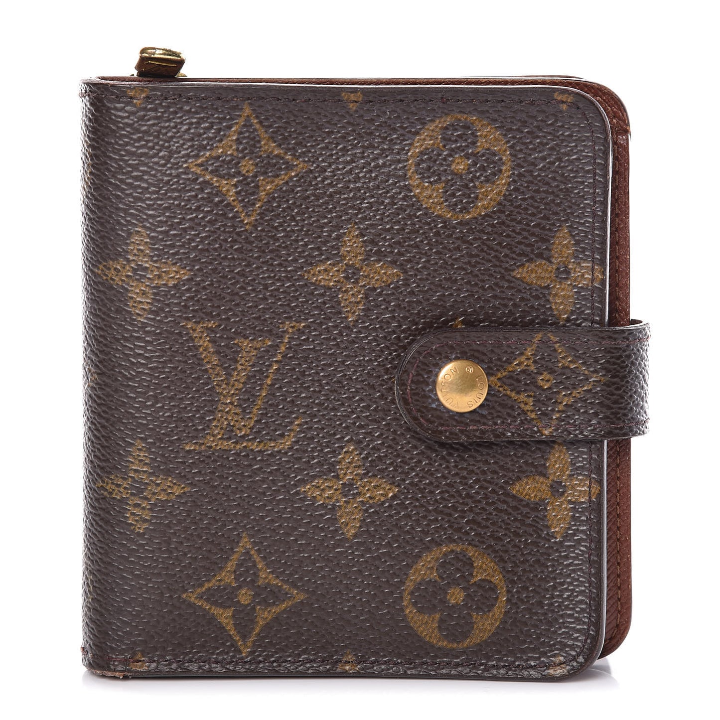 Monogram Compact Zippe Zipped Wallet