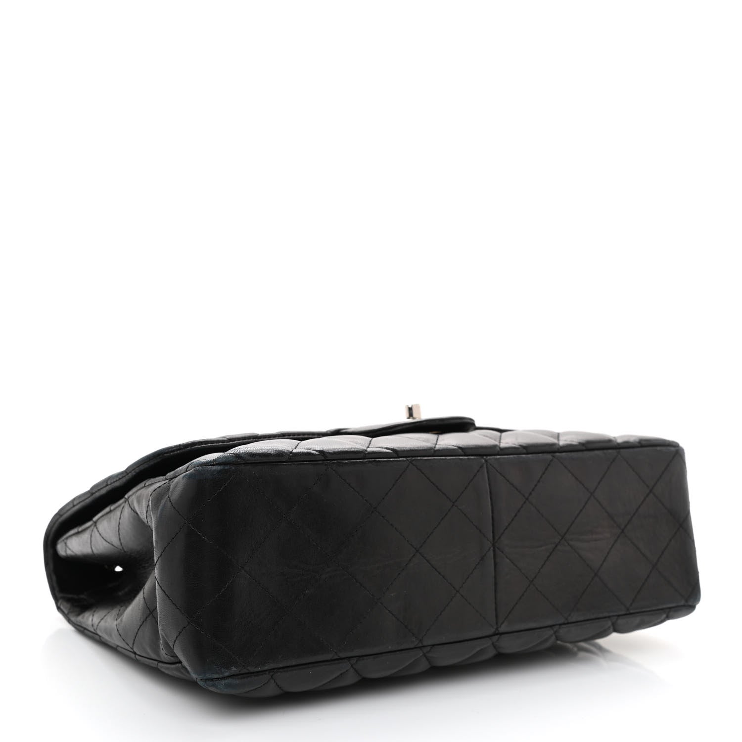 Chanel Lambskin Quilted Jumbo Single Flap Black 3 of 9