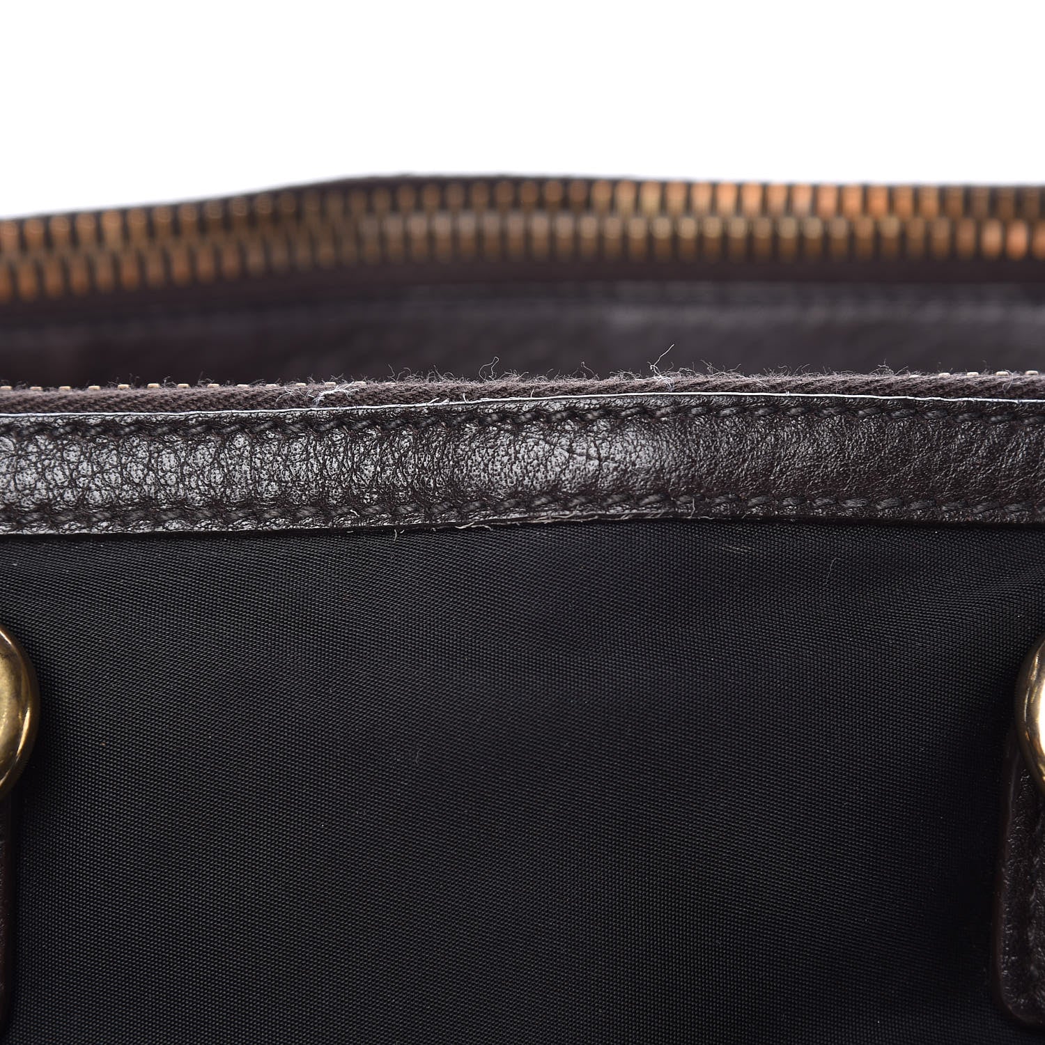 Prada Tessuto Nylon Double Zip Logo Tote Black 18 of 19