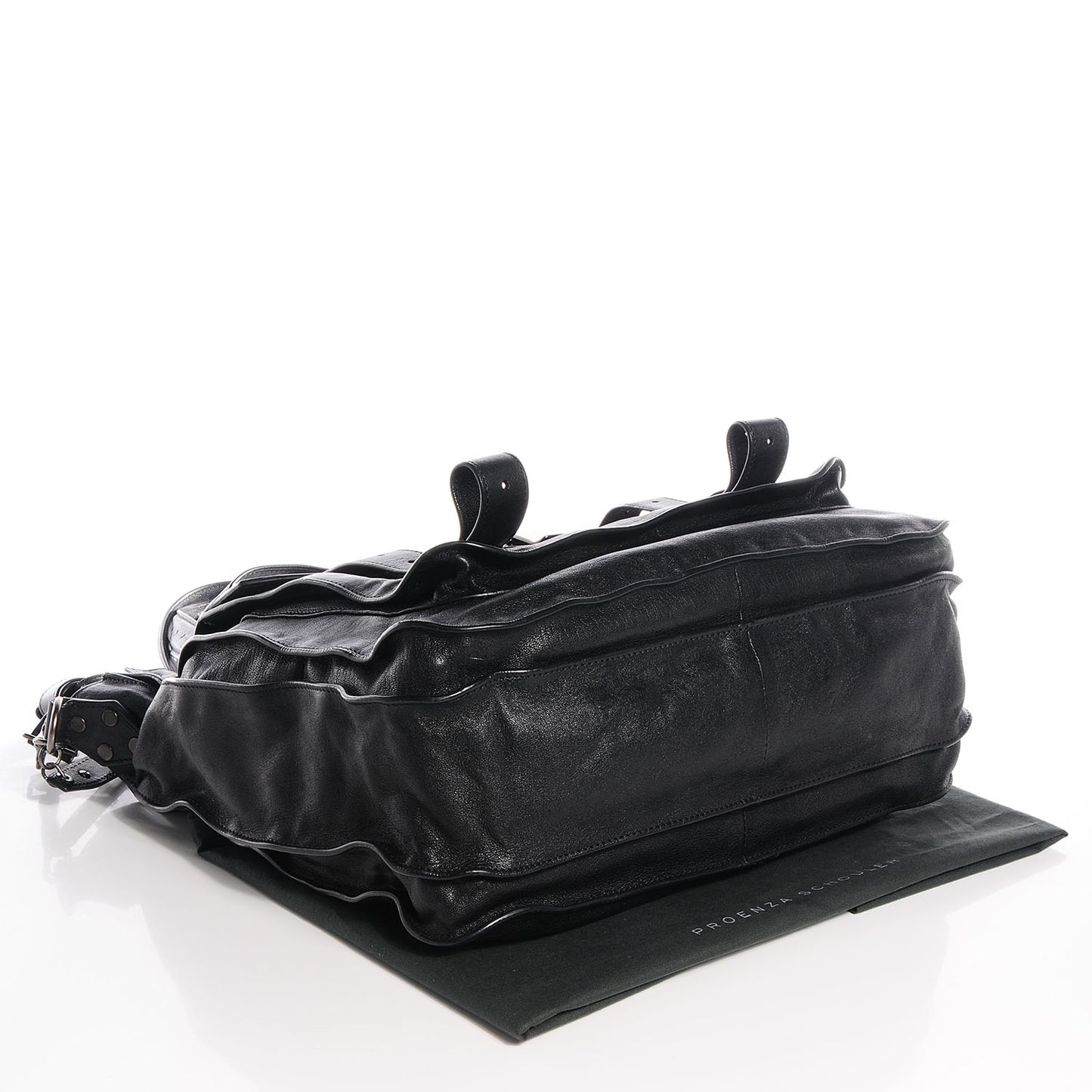 Leather PS1 Tote Black