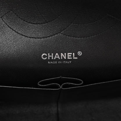 Chanel Crumpled Calfskin Quilted Jumbo Double Flap So Black 6 of 10