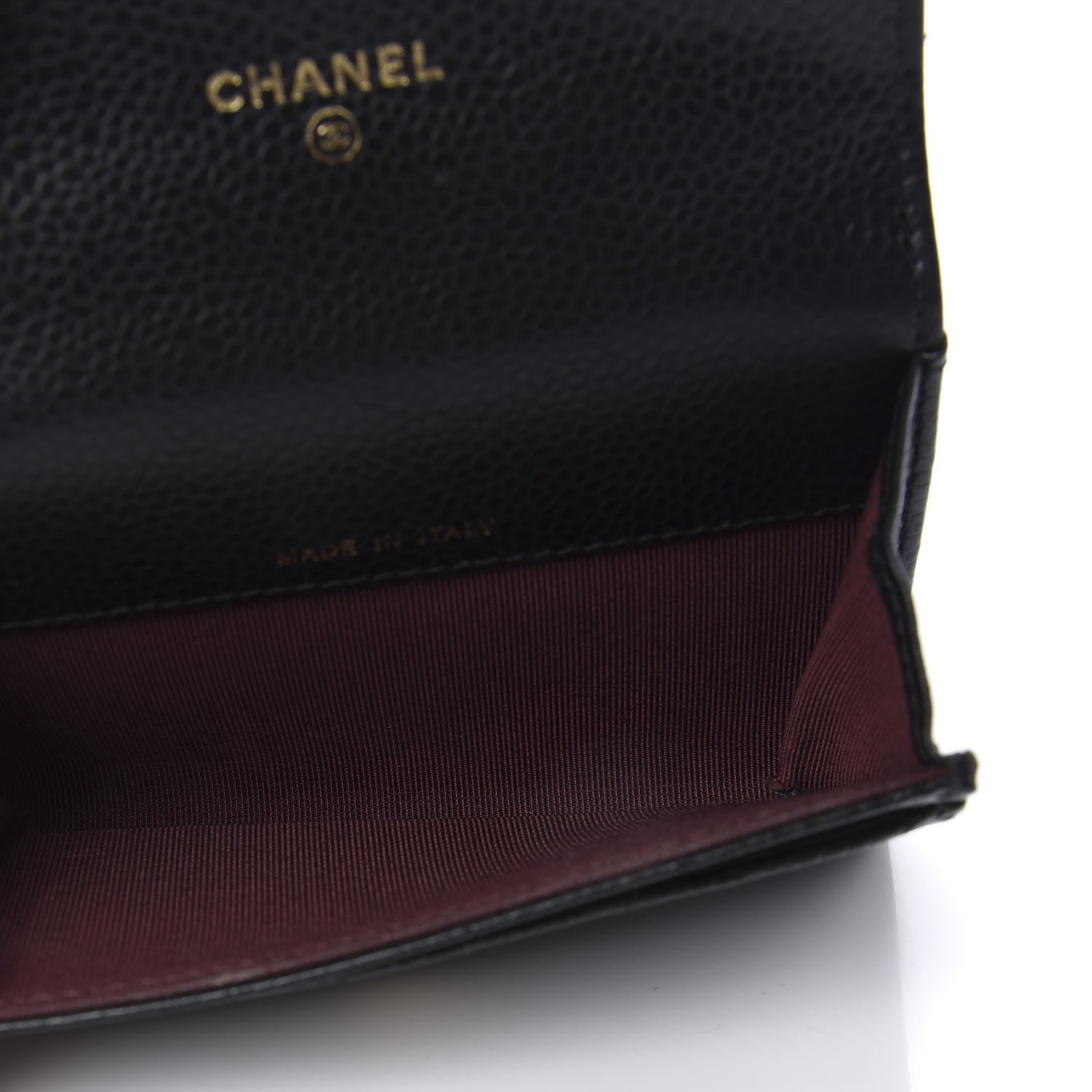 Chanel Caviar Quilted Flap Card Holder Black 5 of 11
