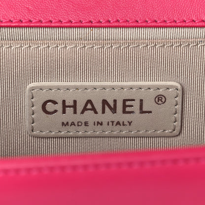 Chanel Lambskin Quilted Medium Boy Flap Pink 5 of 21