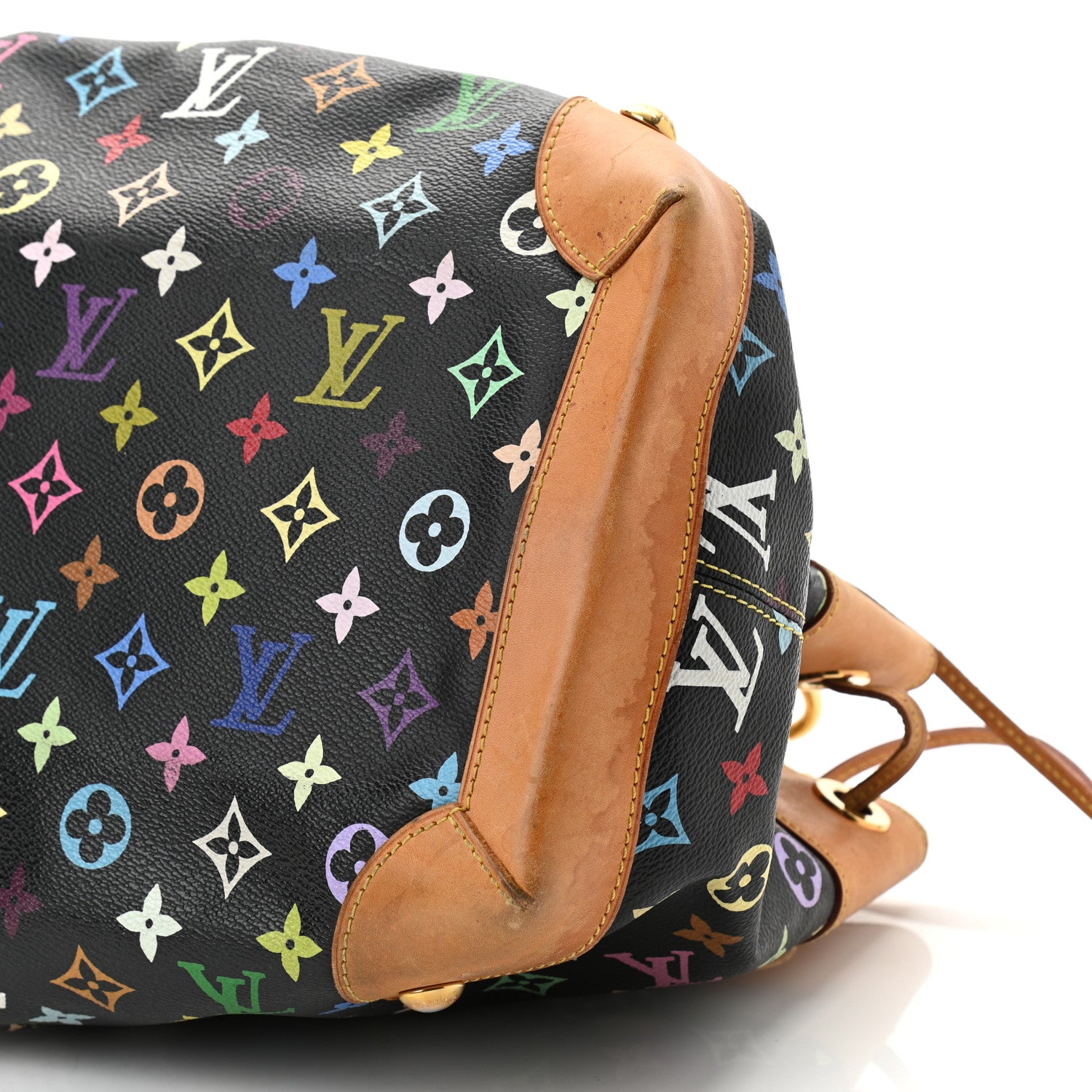 Louis Vuitton Monogram Multicolor Ursula Black 9 of 10