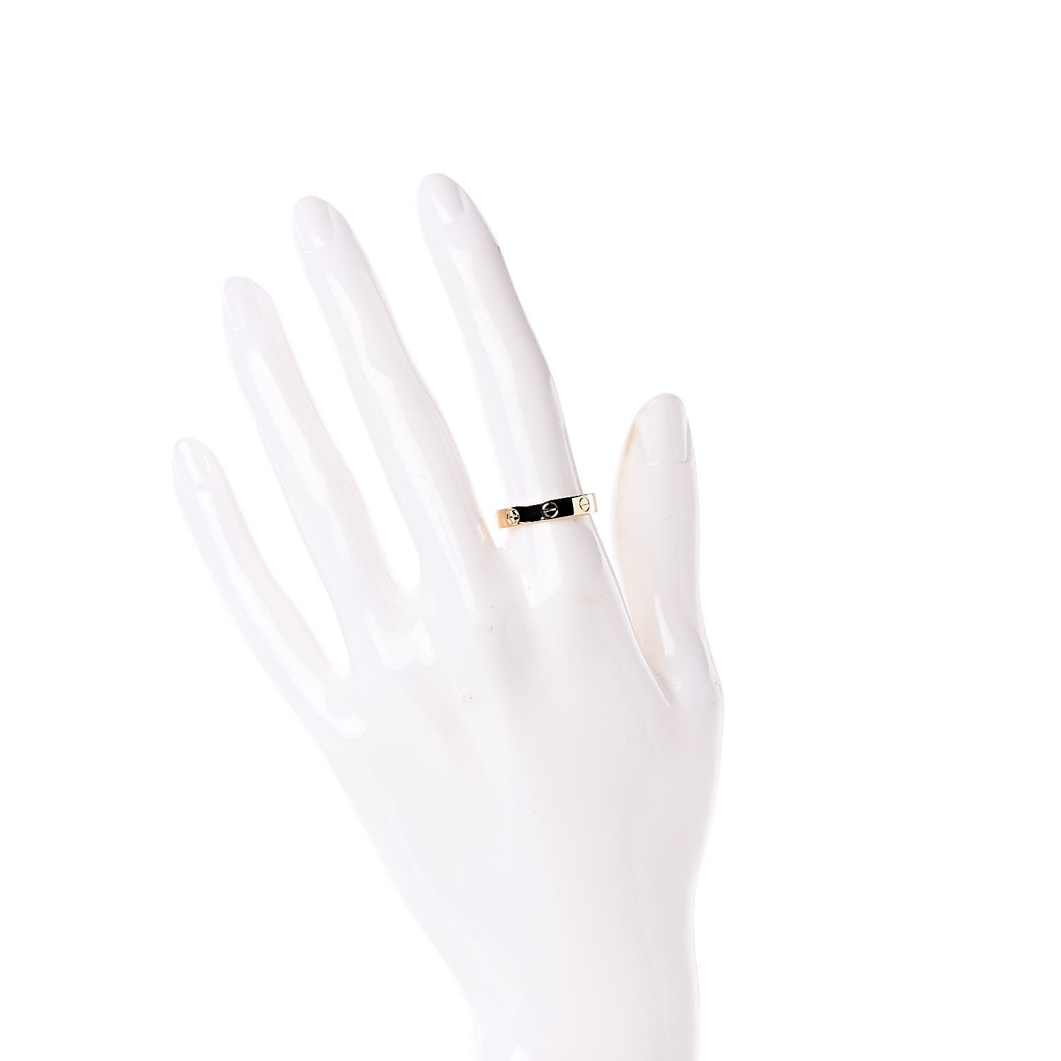 Cartier 18K Yellow Gold 3.5mm LOVE Wedding Band Ring 54 6.75 2 of 5