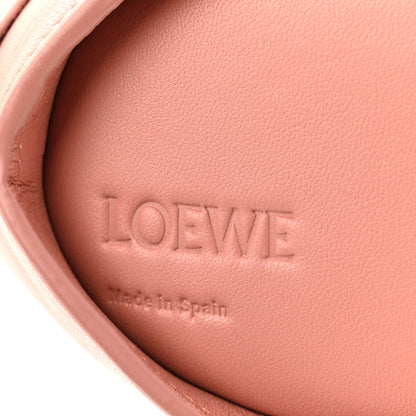 Loewe Calfskin Shearling Small Bunny Shoulder Bag Peach Bloom 6 of 11