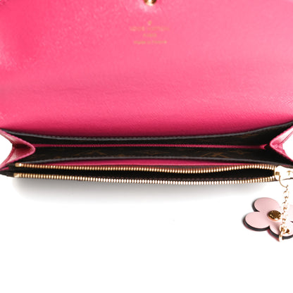 Louis Vuitton Monogram Bloom Flower Emilie Wallet Fuchsia 4 of 9