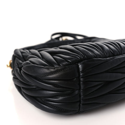 Miu Miu Nappa Matelasse Small Wander Hobo Black 7 of 8