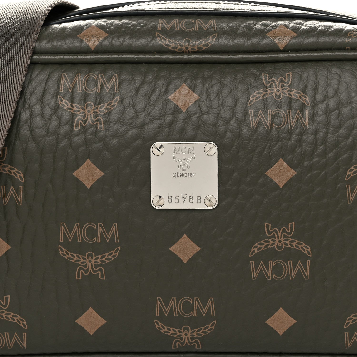 MCM Visetos Wash Crossbody Sea Turtle 8 of 10