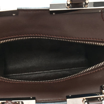 Fendi Denim Studded Mini 3Jours Tote Light Blue 5 of 8