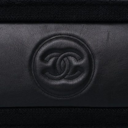 Chanel Terry Cotton CC Tote Black 14 of 14