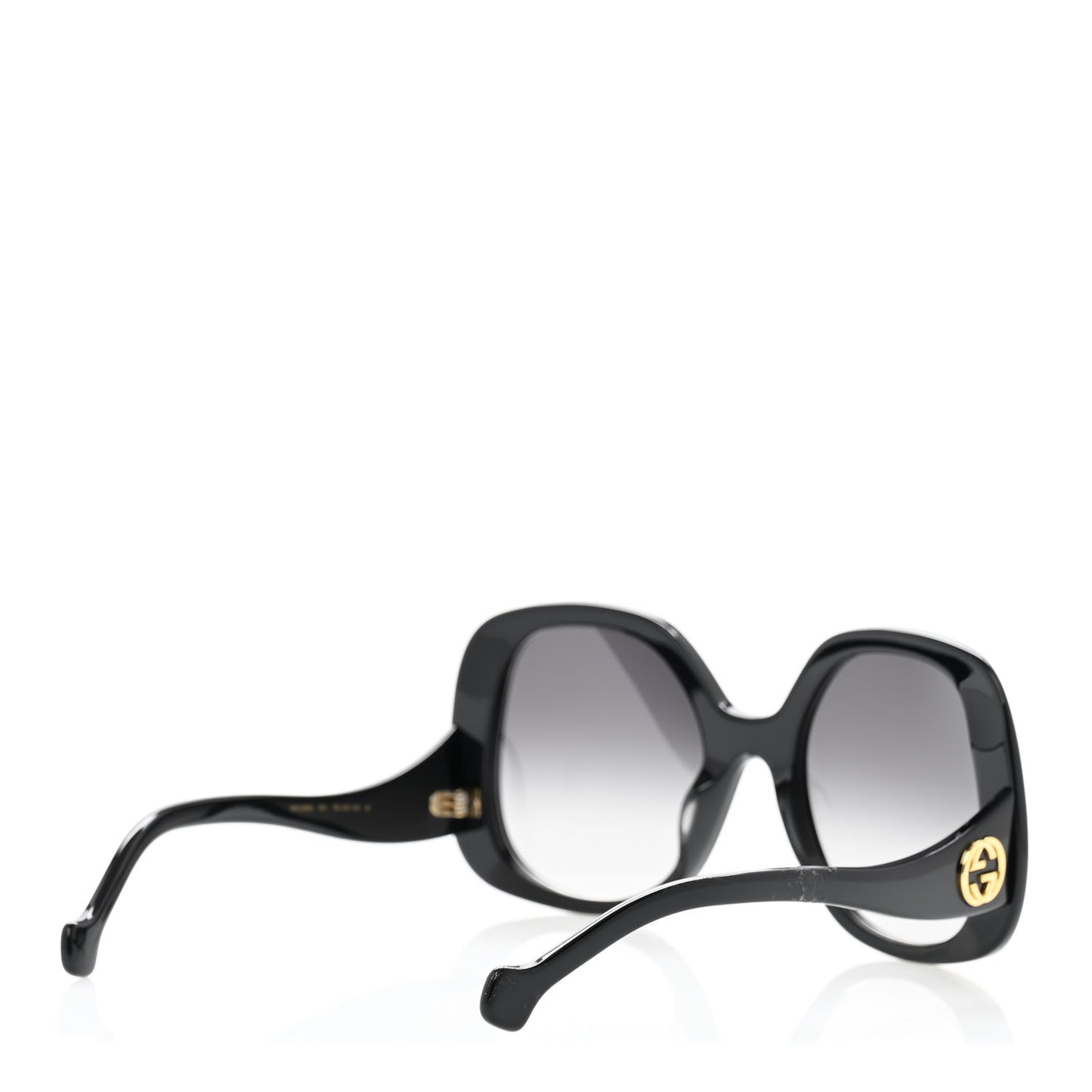 Acetate Square Frame Sunglasses GG1235S Black