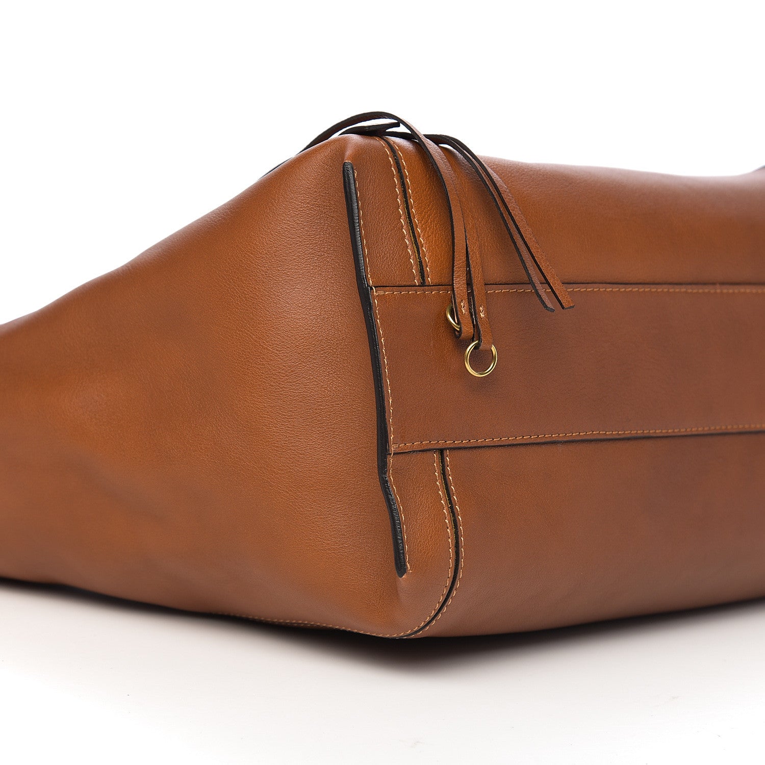 Chloe Smooth Calfskin Medium Milo Shopping Tote Caramel 6 of 8