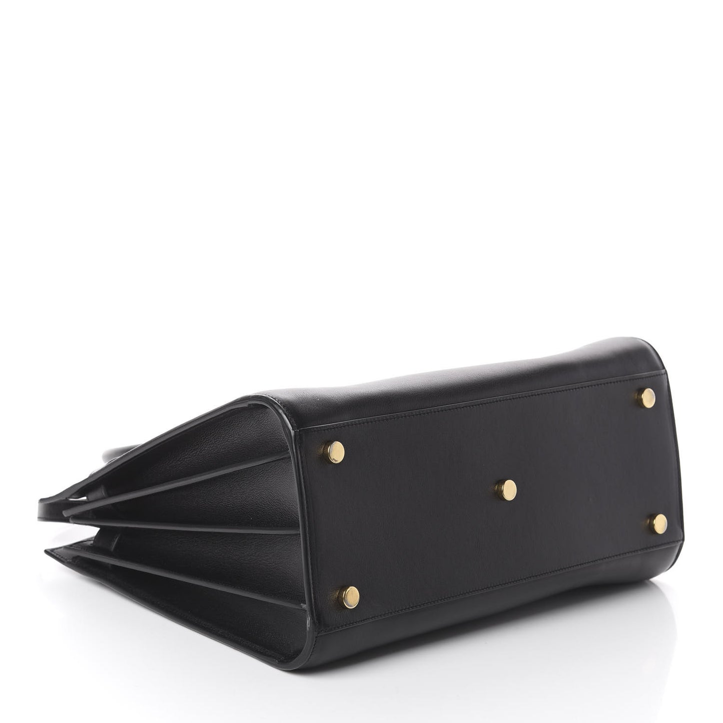 Calfskin Small Sac De Jour Black