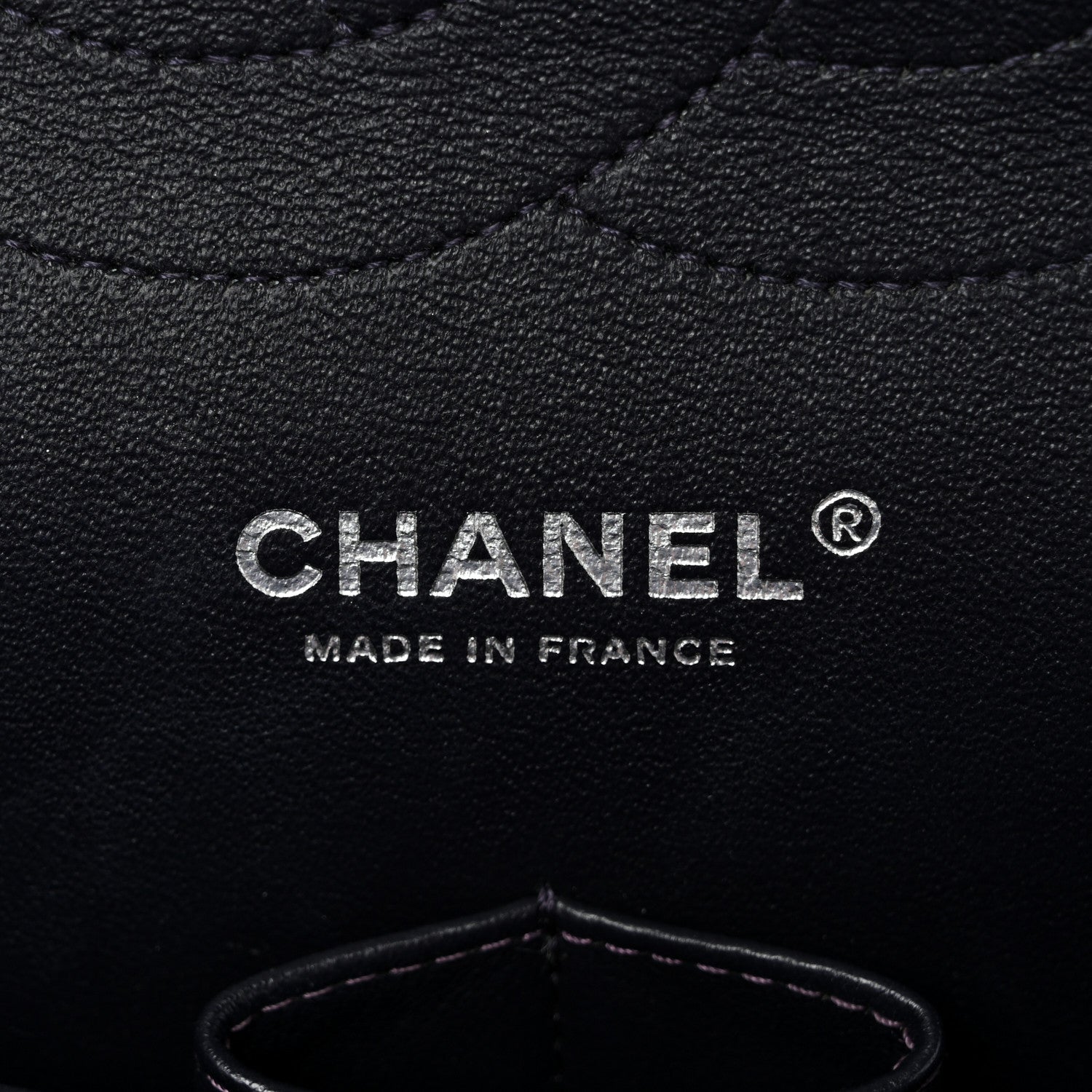 Chanel Lambskin Quilted Jumbo Double Flap Navy 6 of 10
