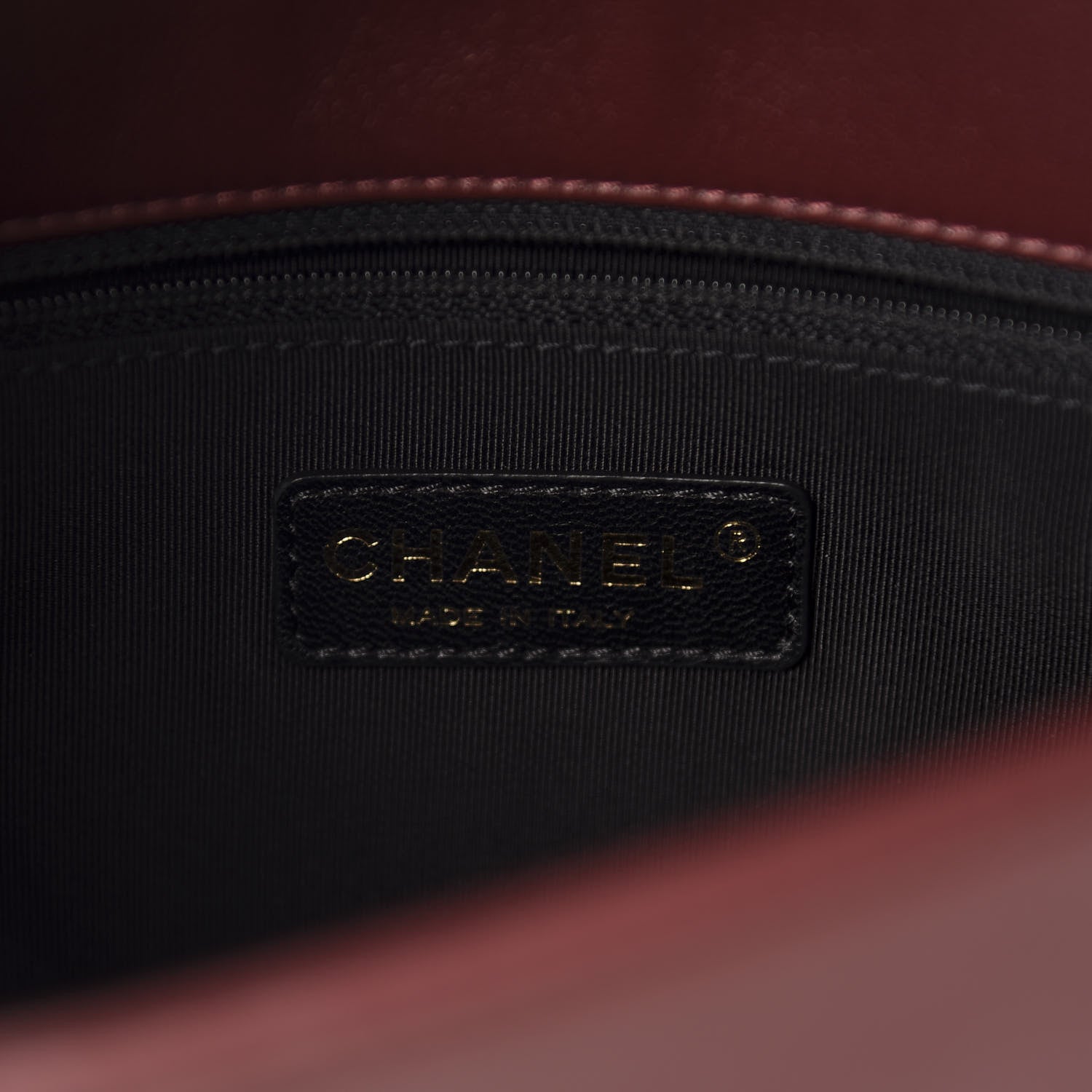 Chanel Sheepskin Quilted Vintage Mademoiselle Flap Dark Red 11 of 13