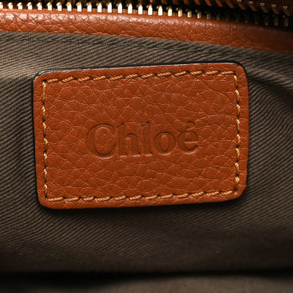 Chloe Calfskin Large Marcie Satchel Tan 6 of 12