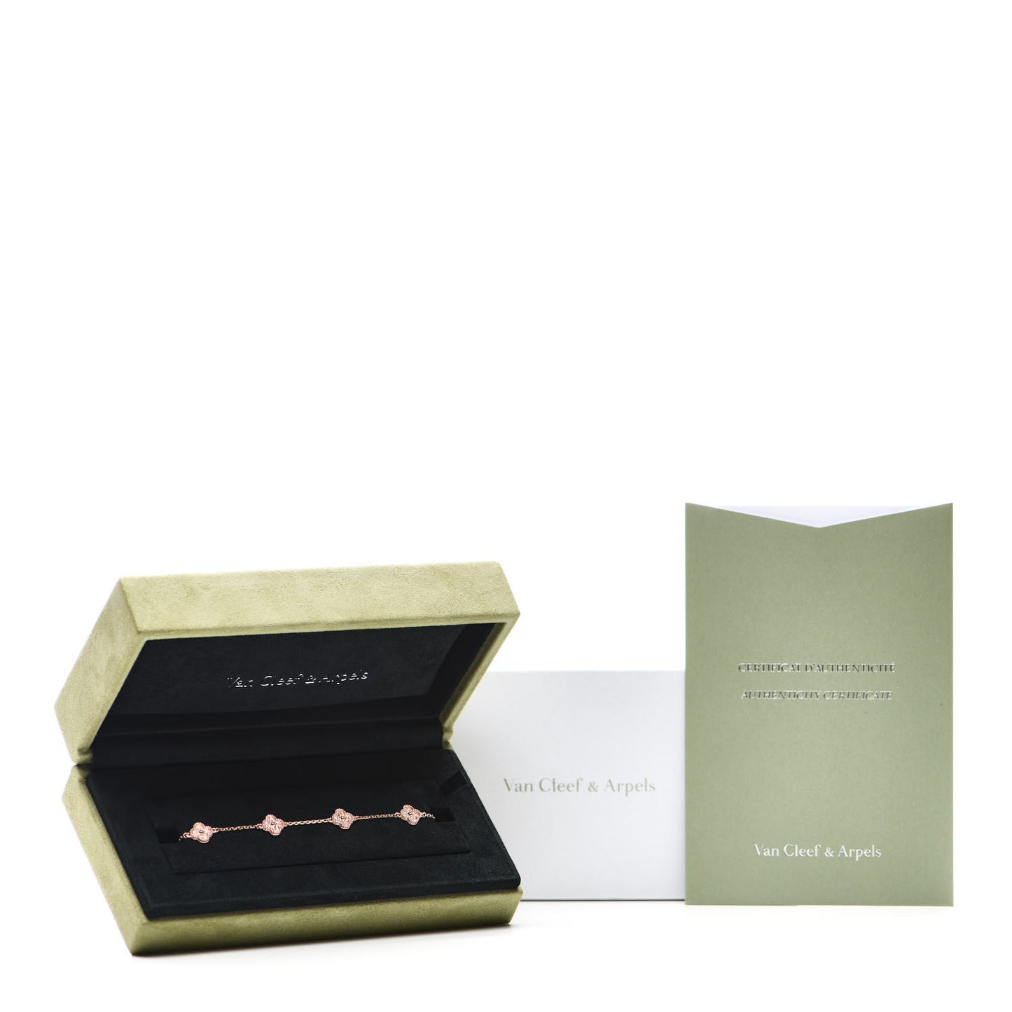 18K Rose Gold 6 Motifs Sweet Alhambra Bracelet