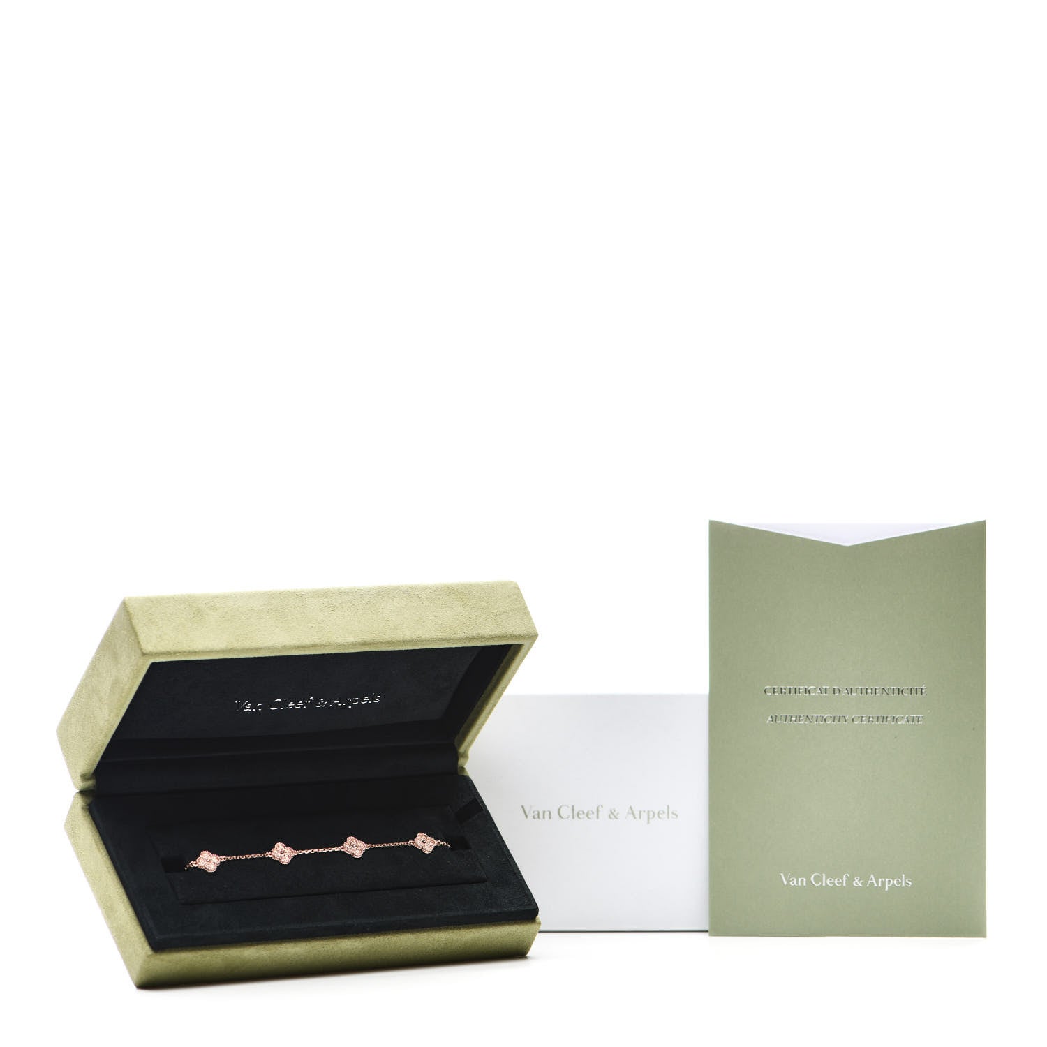 Van Cleef & Arpels 18K Rose Gold 6 Motifs Sweet Alhambra Bracelet 5 of 5