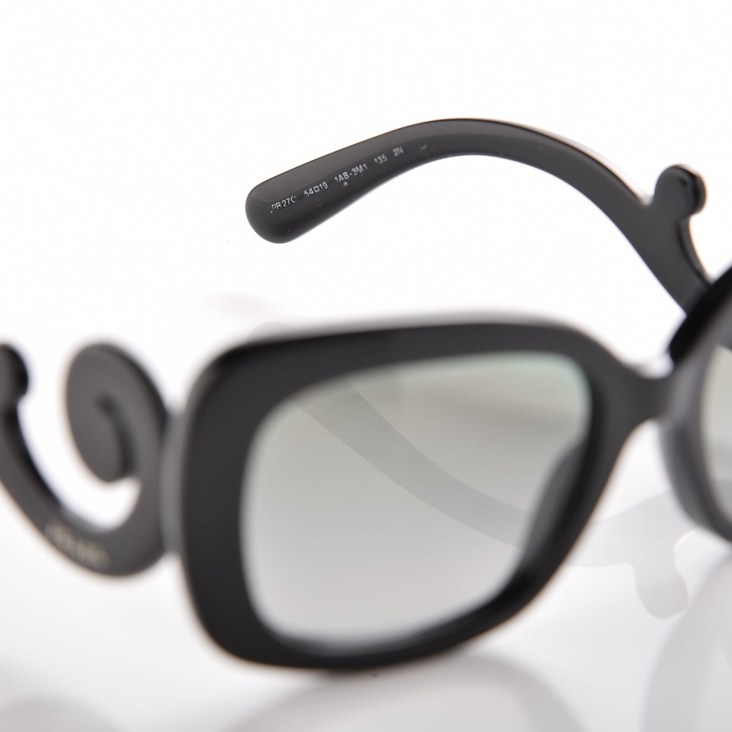 Acetate Baroque Sunglasses SPR 27O Black