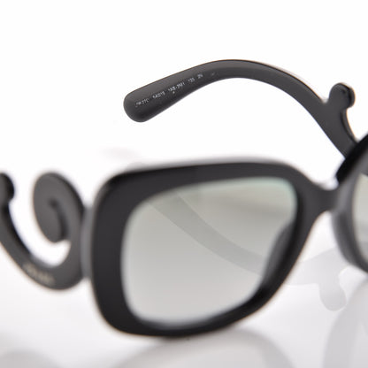 Prada Acetate Baroque Sunglasses SPR 27O Black 5 of 7
