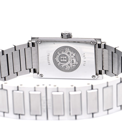 Hermes Stainless Steel 19mm Tandem Quartz Watch Gray 4 of 6