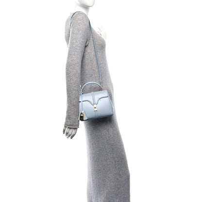 Celine Satinated Calfskin Mini 16 Top Handle Bag Pale Blue 2 of 13