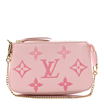 Louis Vuitton Empreinte Monogram Giant By The Pool Mini Pochette Accessories Bouton De Rose 1 of 6