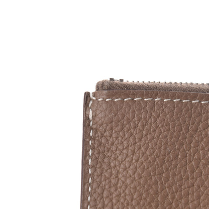 Hermes Togo Dogon Duo Wallet Etoupe 12 of 13