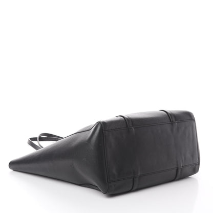 Balenciaga Pebbled Calfskin Small Everyday Tote Black 3 of 8