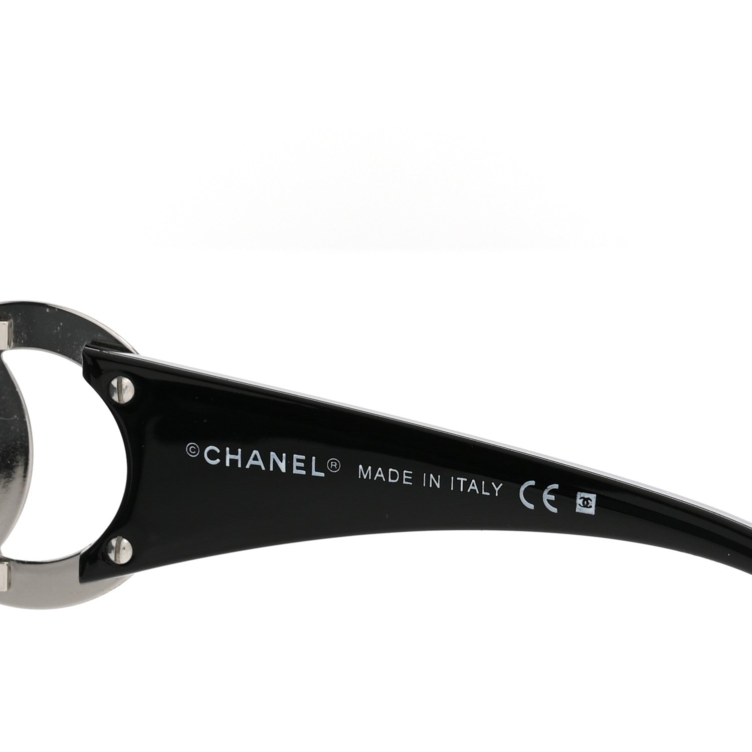 Chanel Acetate CC Sunglasses 6014 Black 5 of 9