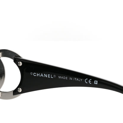 Chanel Acetate CC Sunglasses 6014 Black 5 of 9