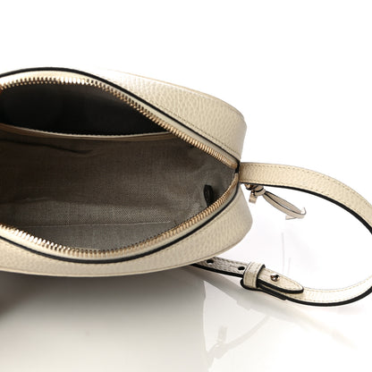 Gucci Monogram Dollar Calfskin Mini Bree Messenger Bag Beige Ebony Avoire 5 of 13