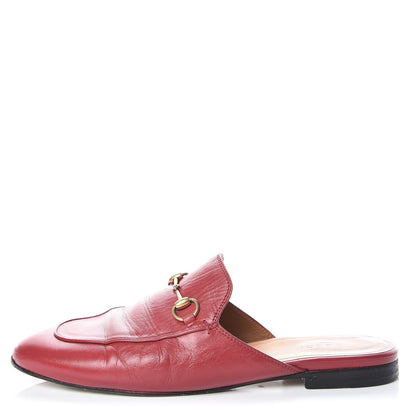 Gucci Malaga Kid Womens Princetown Slippers 41 Hibiscus Red 1 of 15