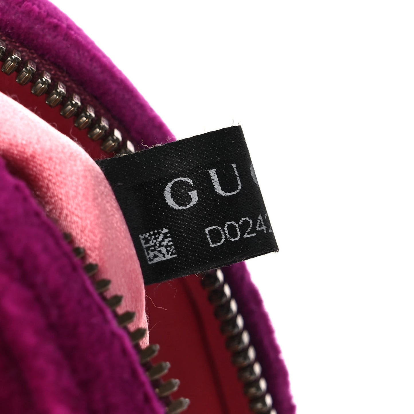 Velvet Matelasse GG Marmont Belt Bag 75 30 Fuchsia Violet Cyclamen