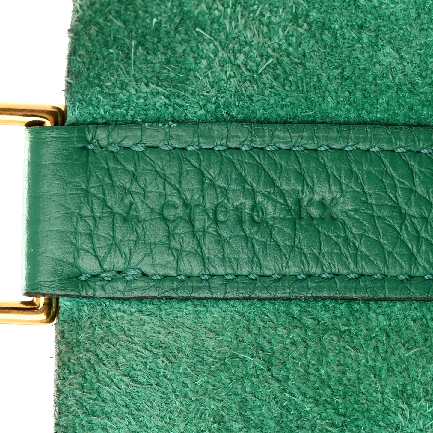 Taurillon Clemence Picotin Lock 22 MM Vert Vertigo