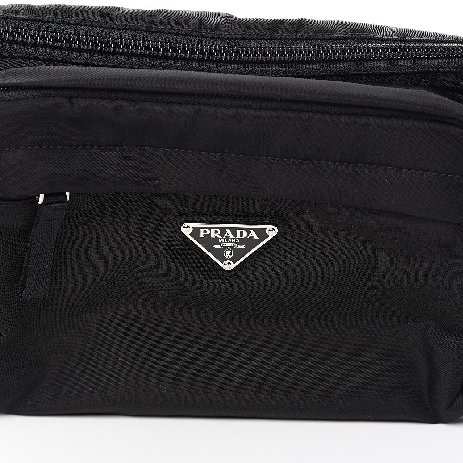 Prada Tessuto Nylon Belt Bag Black 9 of 9