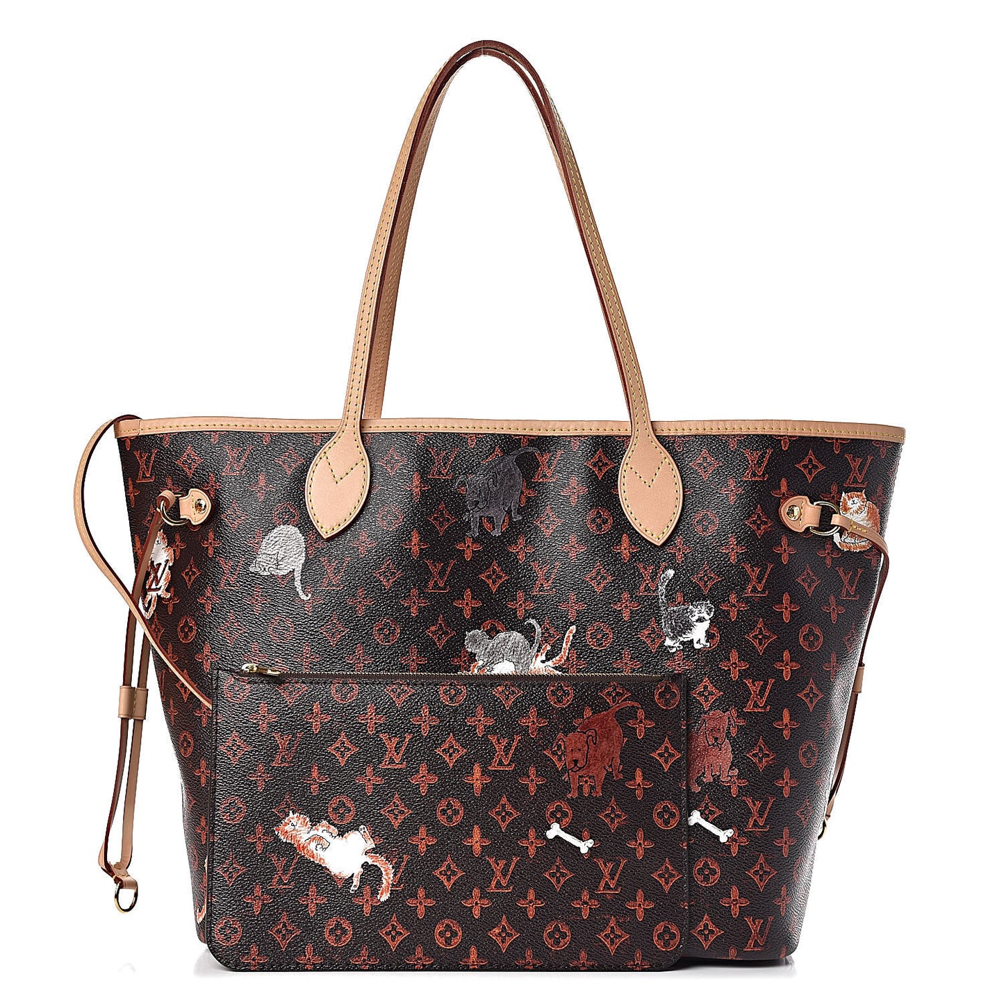 Catogram Neverfull MM Marron