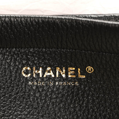 Chanel Grained Calfskin Stitched Urban Essentials Small Shopping Bag Black 25 of 33