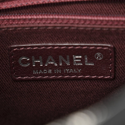 Chanel Aged Calfskin Quilted Medium Easy Flap Black Black 6 of 10