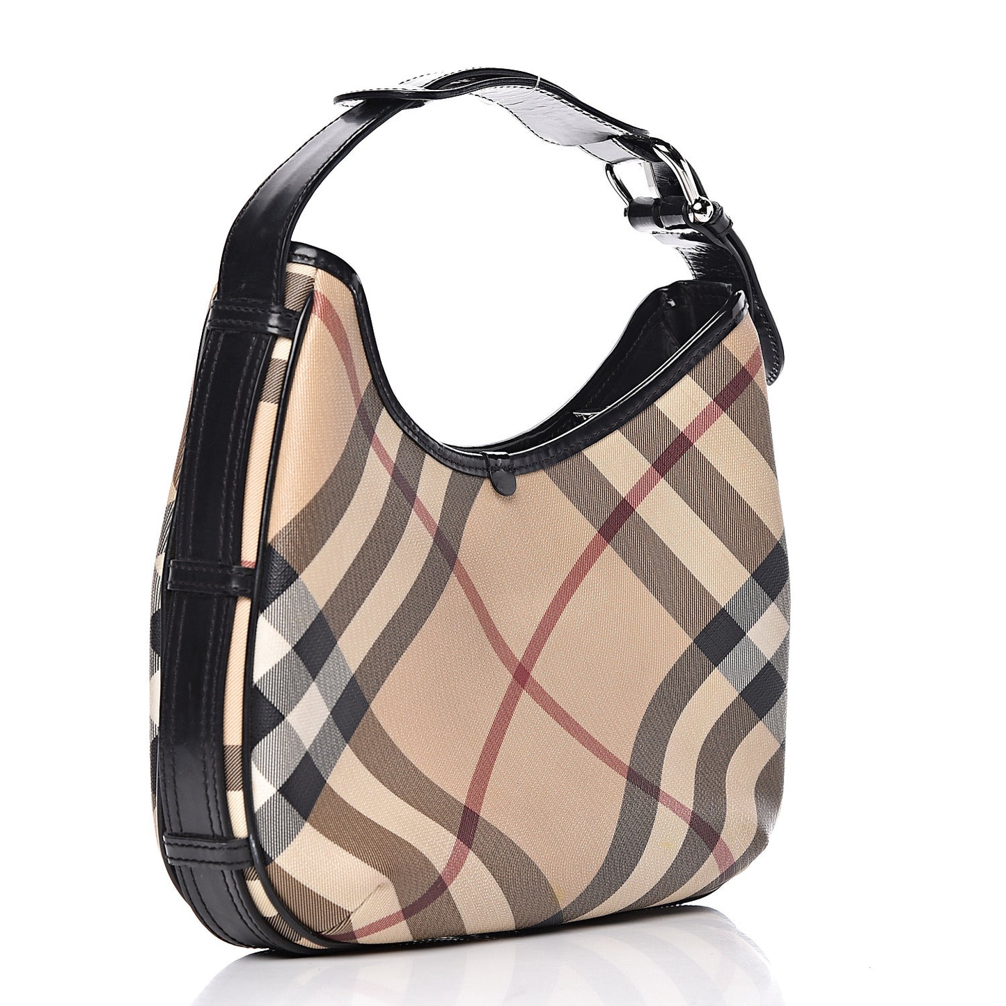 Nova Check Shoulder Bag Black