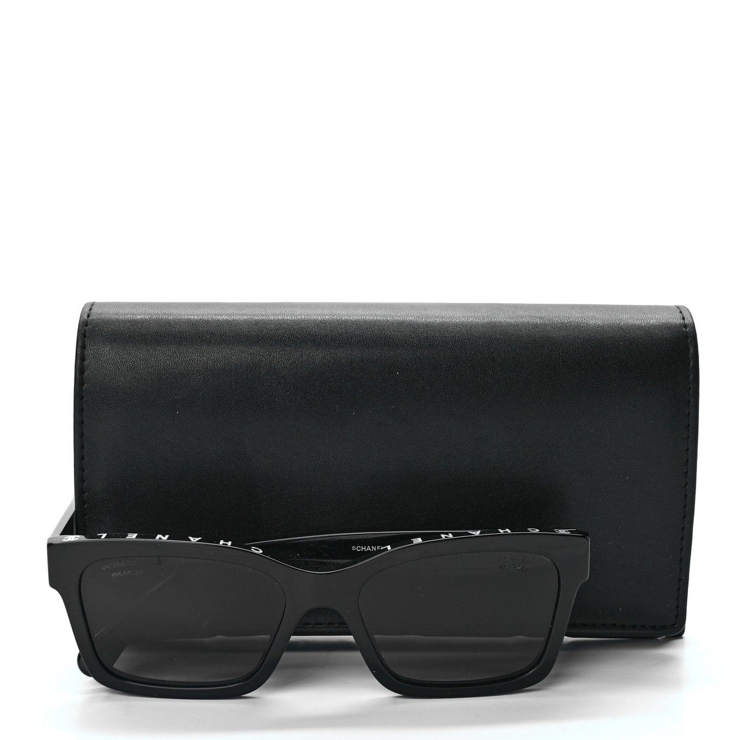Acetate Square Sunglasses 5417 Black