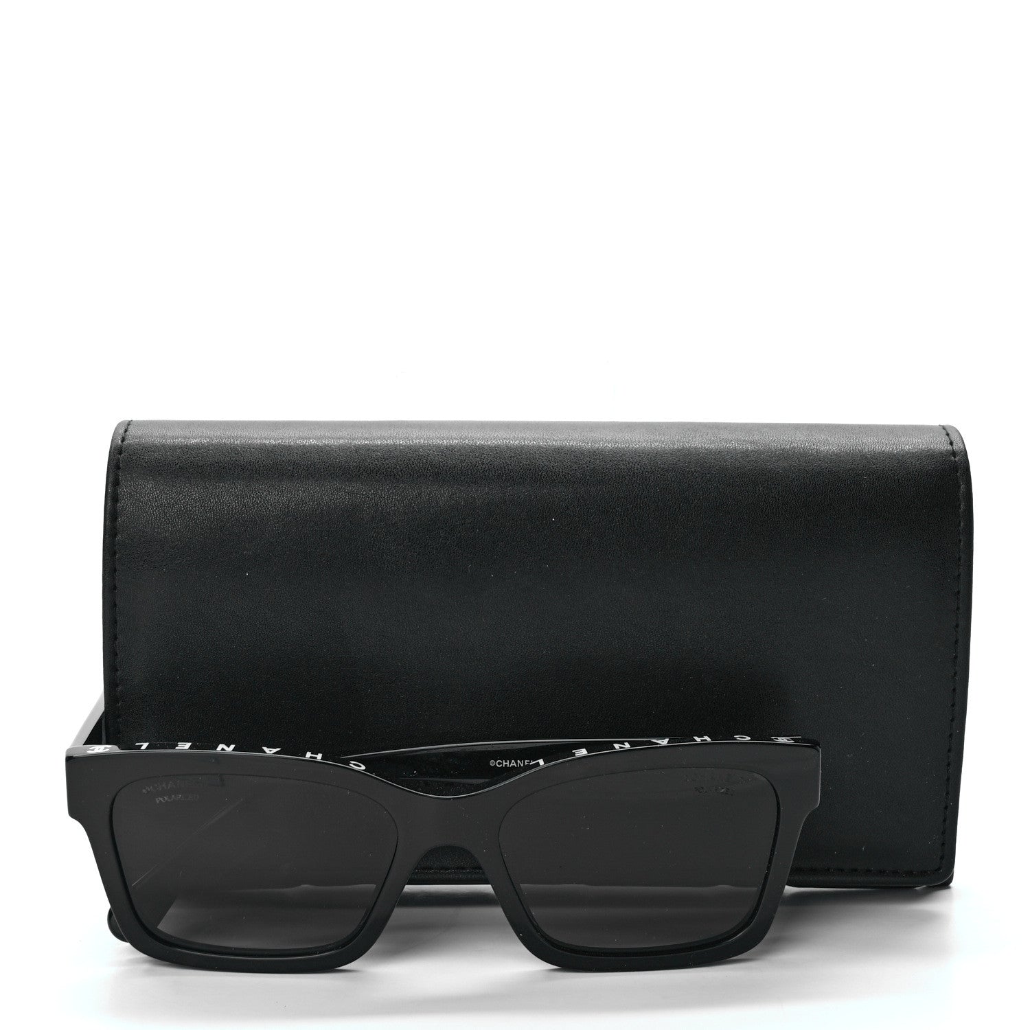 Chanel Acetate Square Sunglasses 5417 Black 8 of 8