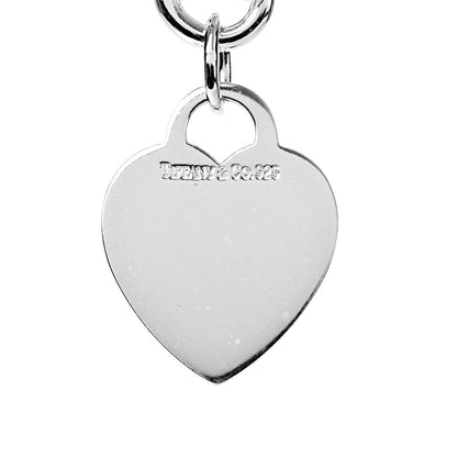 Tiffany Sterling Silver Heart Tag Necklace 4 of 5