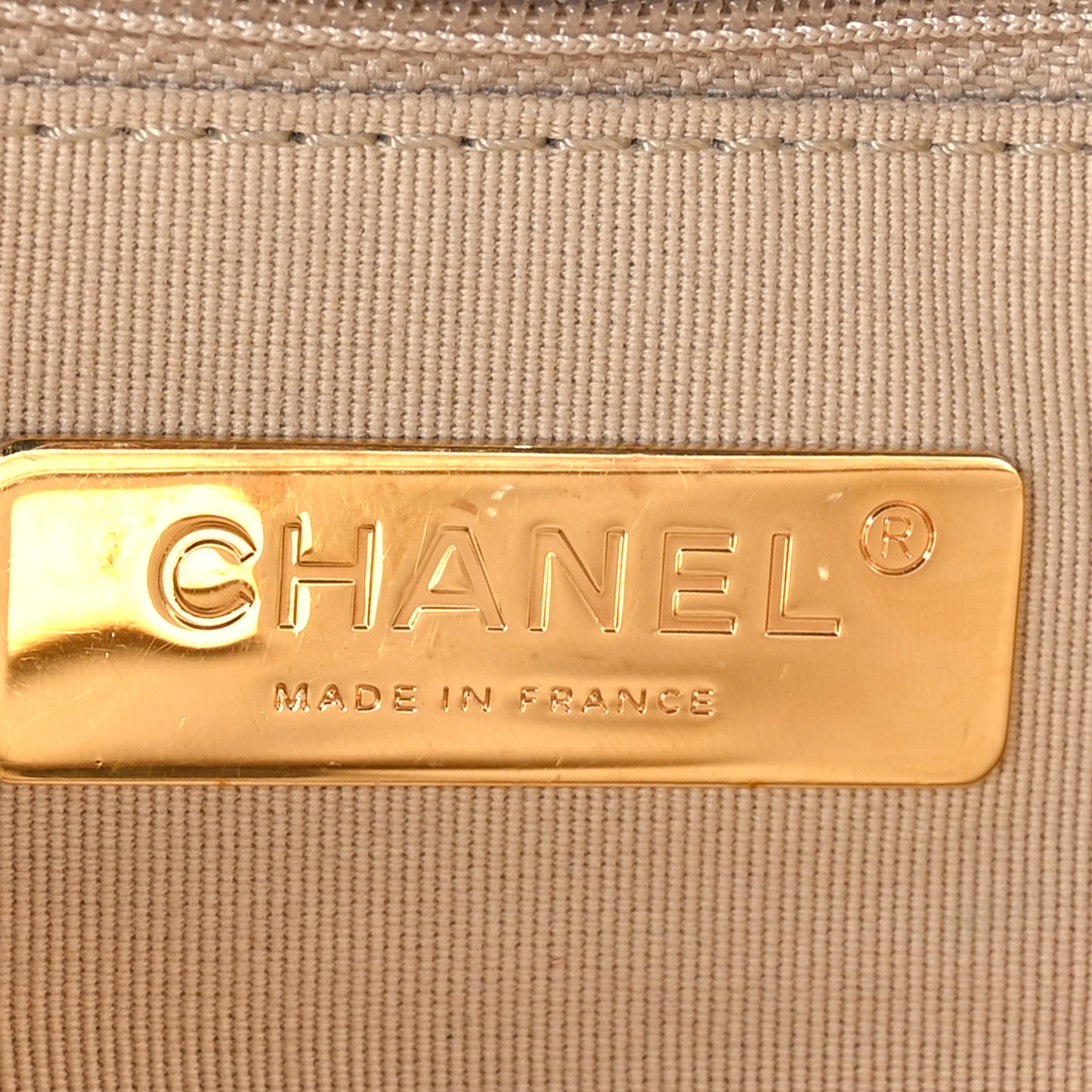 Metallic Lambskin Quilted Medium Chanel 19 Flap Gold