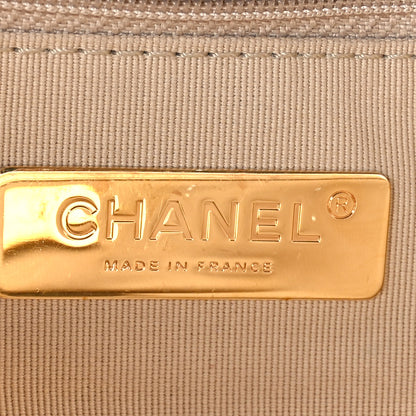 Chanel Metallic Lambskin Quilted Medium Chanel 19 Flap Gold 6 of 11