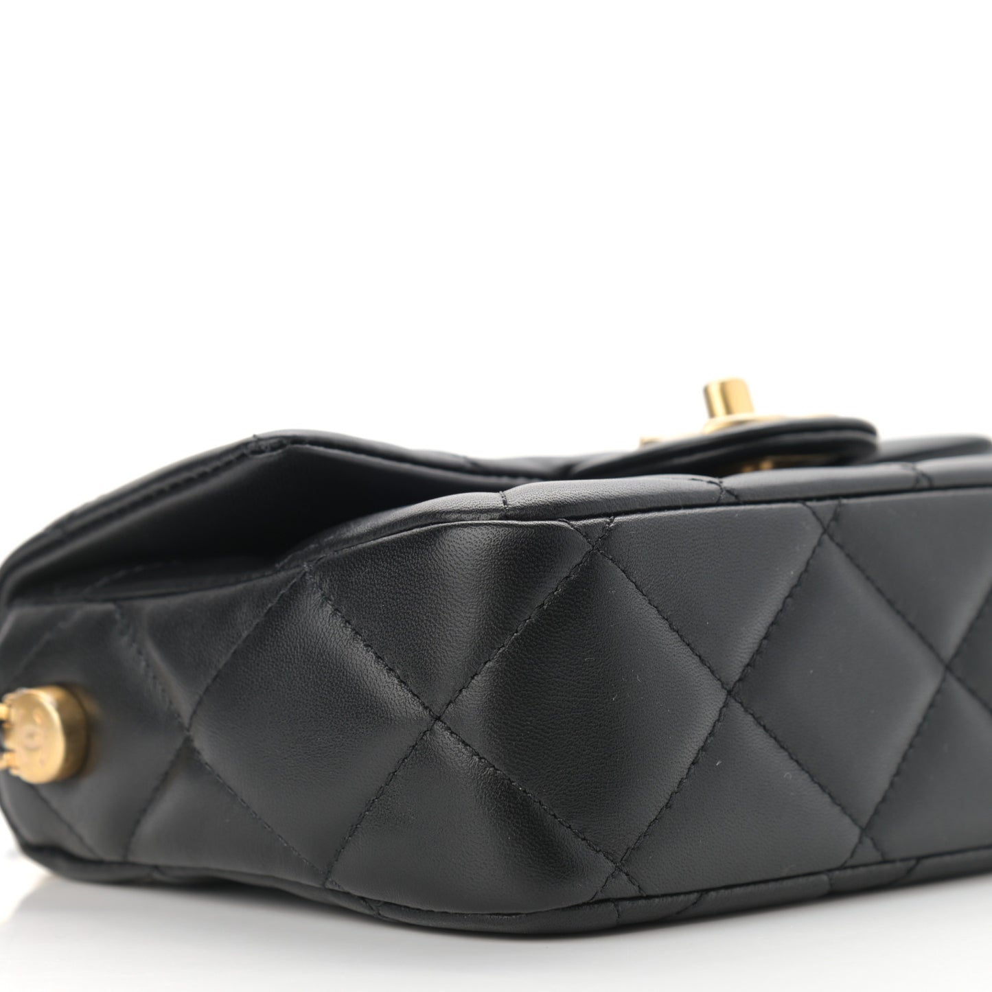 Lambskin Quilted Mini My Perfect Flap Black