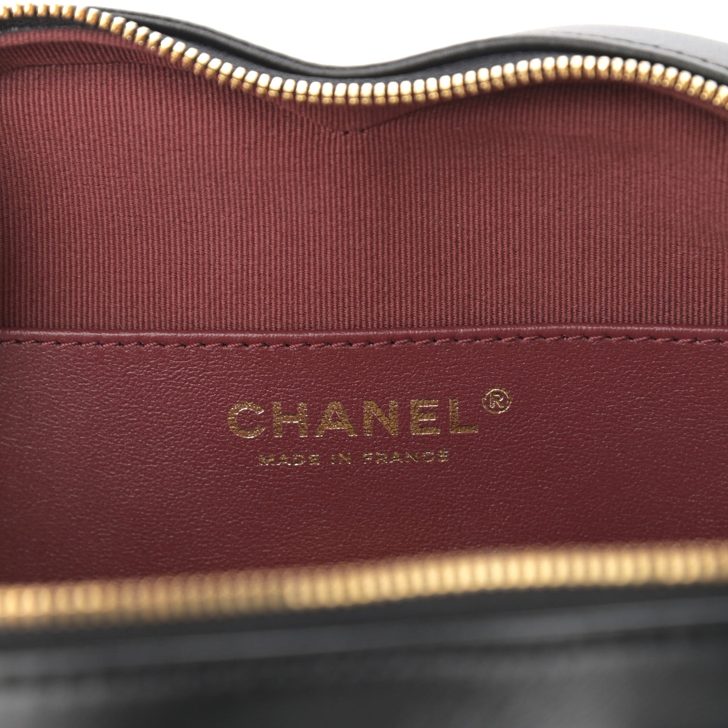 Chanel Lambskin Quilted CC In Love Heart Bag Black 6 of 11