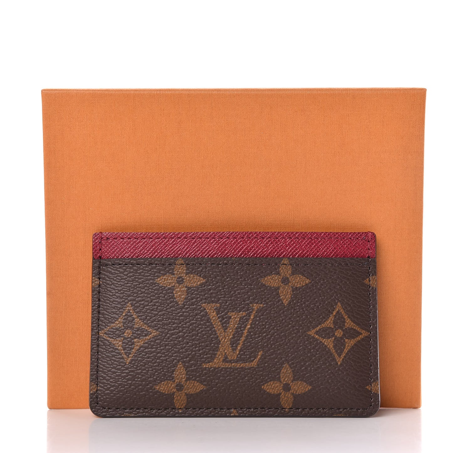 Monogram Card Holder Fuchsia